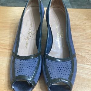 Blue Ferragamo-size 6
